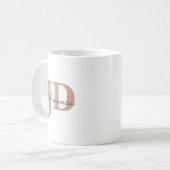 Mug Avocat adorable Diplôme JD Nom personnalisé (Devant gauche)