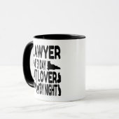 Mug Avocat Amoureux des chats (Devant gauche)