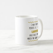 Mug Avocat Avocat Diplômé Idée cadeau (Devant droit)