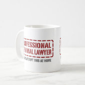 Mug Avocat criminel professionnel (Devant gauche)