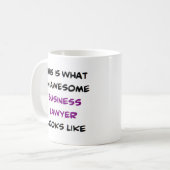 Mug avocat d'affaires, génial (Devant gauche)