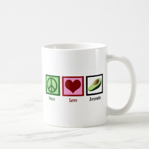 Mug Avocat d'amour de paix double face