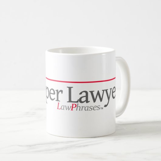 MUG "AVOCAT DE PRE-SUPER" -- (Devant droit)