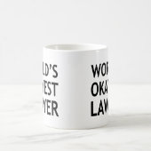 Mug Avocat d'Okayest du monde drôle (Centre)
