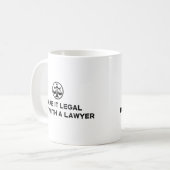 Mug Avocat drôle (Devant gauche)