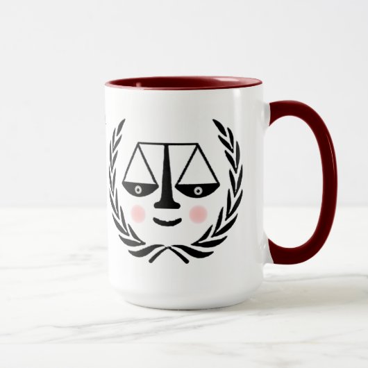 Mug Avocat drôle (Droite)