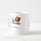 Mug Avocat drôle né pour argumenter (Devant gauche)