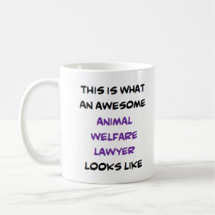 Mug avocat du bien-être animal, génial