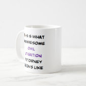 Mug avocat en litige civil, génial (Devant gauche)