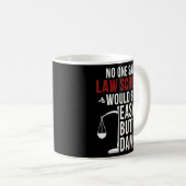 Mug Avocat étudiant en droit de l'école de droit en co (Devant droit)