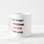 Mug avocat, génial (Devant gauche)