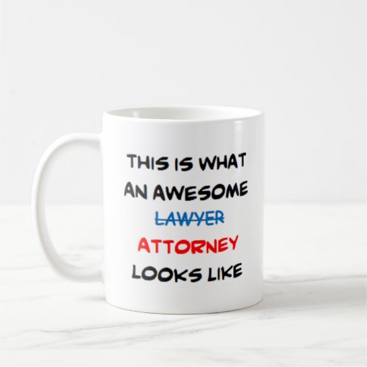 Mug avocat, génial (Gauche)