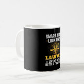 Mug Avocat intelligent et bon (Devant gauche)