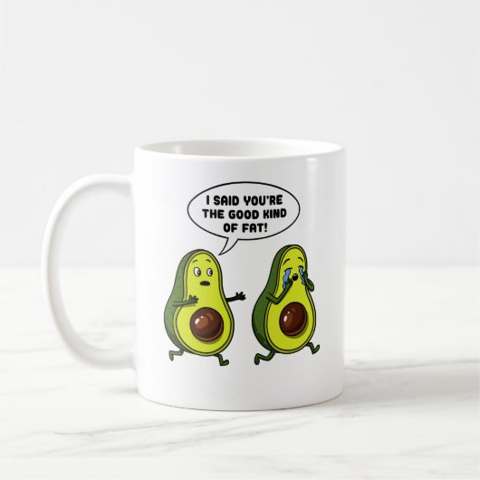 Mug Avocat le bon genre de grosse plaisanterie (Gauche)