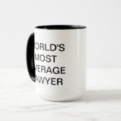 Mug Avocat le plus moyen au monde (Devant gauche)