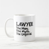 Mug Avocat : l'homme, le mythe, la légende (Gauche)