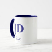 Mug Avocat mignon JD Graduation Nom personnalisé Café (Devant gauche)