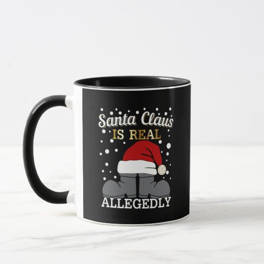 Mug Avocat Noël - Père Noël est réel (Gauche)