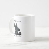 Mug Avocat par le jour, Ninja par nuit (Devant gauche)