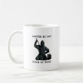 Mug Avocat par le jour, Ninja par nuit (Gauche)