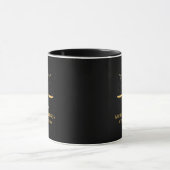 Mug Avocat professionnel tendance Black Gold Avocat (Centre)