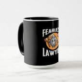Mug Avocat sans peur (Devant gauche)
