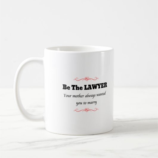 Mug Avocate de la Faculté de droit - Diplôme (Gauche)
