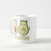 Mug Avocatos Kawaii Cat & Avocado (Devant gauche)