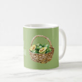 Mug Avocats dans un panier (Devant droit)