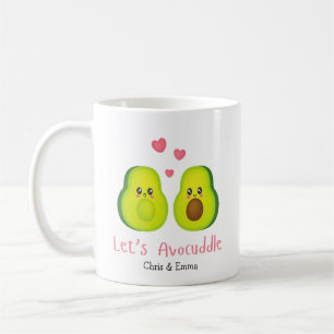 Mug Avocuddle - Avocado Couple Names personnalisés