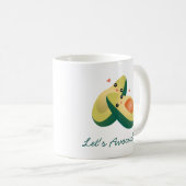Mug Avocuddle Funny mignon Avocados Humour de jeu de m (Devant droit)