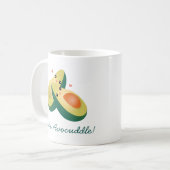 Mug Avocuddle Funny mignon Avocados Humour de jeu de m (Devant gauche)