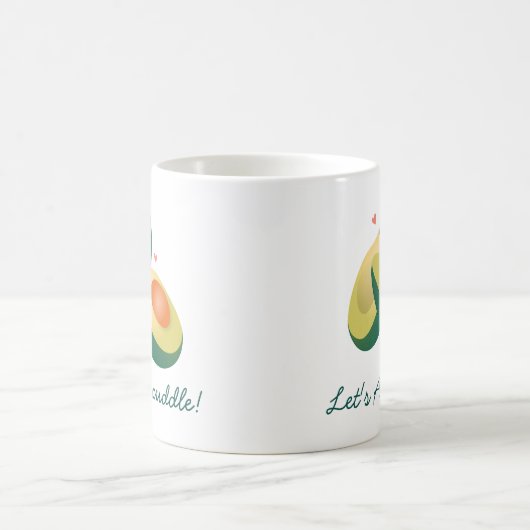 Mug Avocuddle Funny mignon Avocados Humour de jeu de m (Centre)