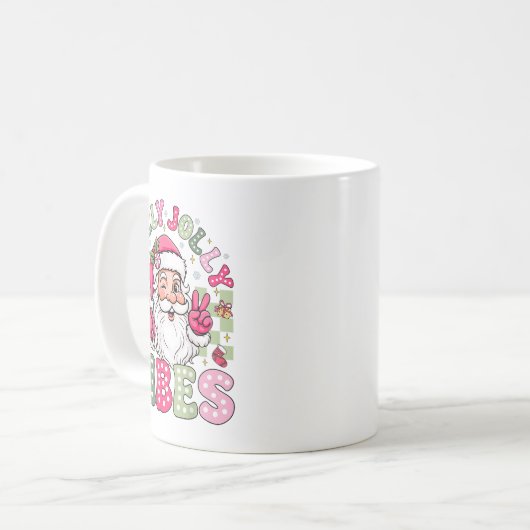 Mug Avoir Holly Xmas Jolly Noël Coquette Vibes W (Devant gauche)