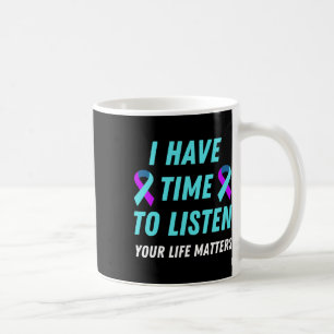 Mug Avoir le temps d'écouter la sensibilisation à la p