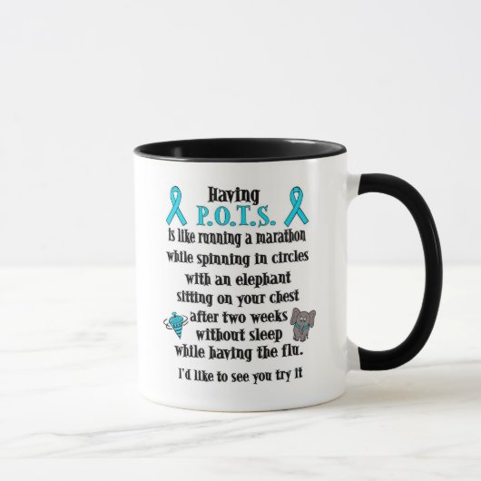Mug Avoir P.O.T.S. est comme… (Droite)