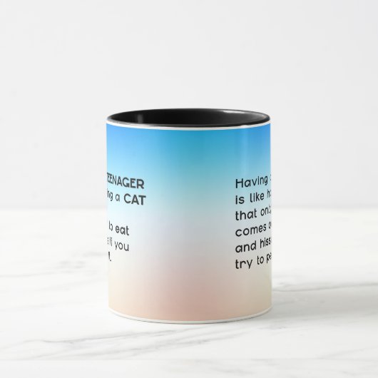 Mug Avoir un adolescent... (Centre)