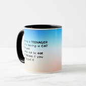 Mug Avoir un adolescent... (Devant gauche)