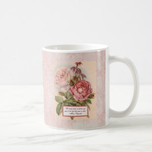 Mug Avoir un coeur ouvert : Copie rose victorienne de