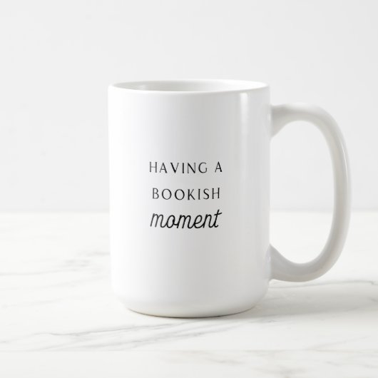 Mug Avoir un moment de livre (Droite)