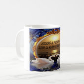 Mug Avoir une belle journée et une meilleure citation  (Devant gauche)