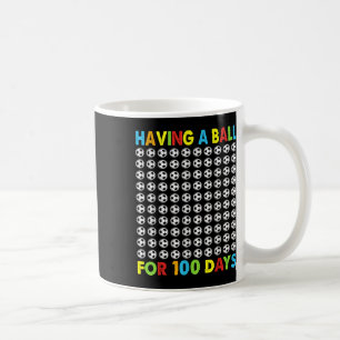 Mug Avoir Une Boule Pour 100 Jours De Football Scolair