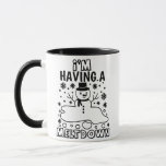 Mug Avoir une fusion | Funny Christmas Snowman Humour<br><div class="desc">"Je suis en train d'avoir une crise" Après une longue, intéressante(?) année, apportez un peu d'humour mignon et de légèreté votre saison de vacances en le prenant en marche avec un petit drôle de gardien de citation design typographie. Une façon parfaite de dire célébrer une année désagréable et mouvementée !...</div>