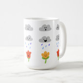 Mug Avril Les averses mènent à mai Fleurs (Devant droit)