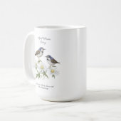 Mug Avril Mois de naissance Fleur Daisy Chéri Annivers (Devant gauche)