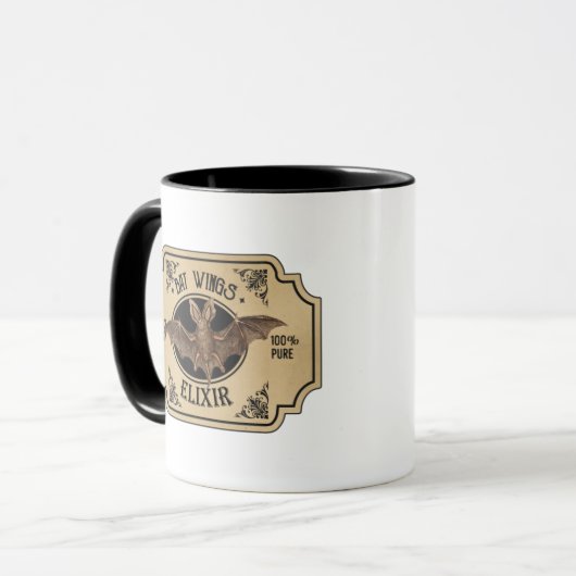 Mug Awesome aile chauve-souris Elixir Halloween (Devant gauche)
