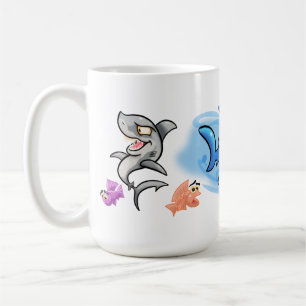 Mug Awesome Cartoon Sharks