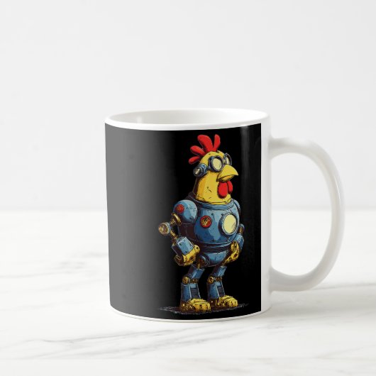 Mug Awesome Chicken Robot For Future Animals Lovers (Droite)