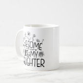 Mug Awesome Comme Ma Fille Fleur sauvage Présente Mama (Devant gauche)