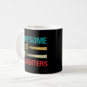 Mug Awesome Comme Mes Filles Drôle Fête des pères (Devant gauche)